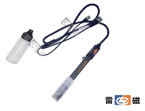 如何正確浸泡pH復(fù)合電極?(圖1) pH電極 雷磁
