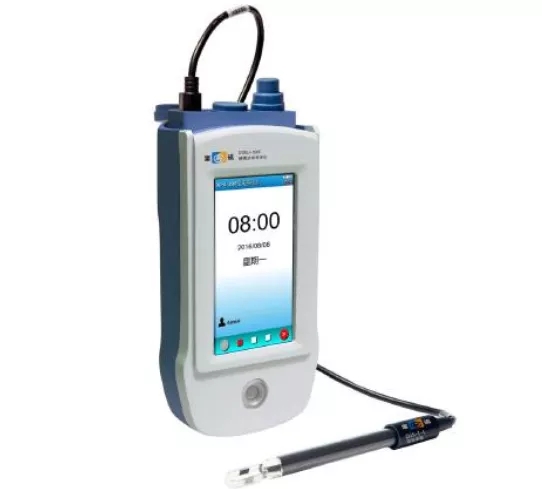 三方檢測水質(zhì)化驗超純水電導(dǎo)率檢測，雷磁DDBJ-350F型便攜式電導(dǎo)率儀產(chǎn)品介紹(圖1)